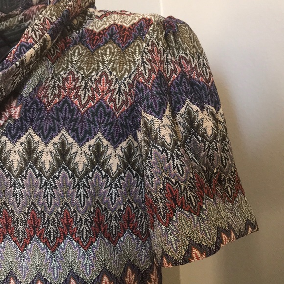 Eliza J ZigZag Funnel Neck Knit Dress - Picture 2 of 4